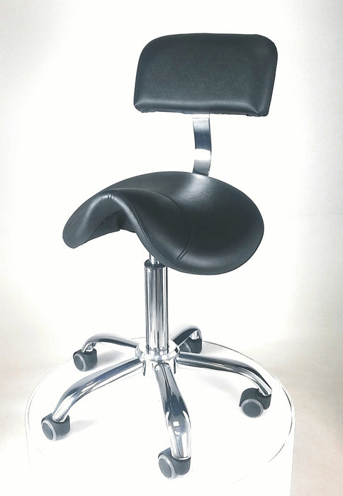 Bike Seat Stool with Back
