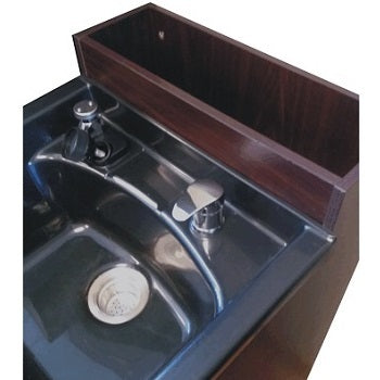 Shampoo Cabinet with Sink, Walnut